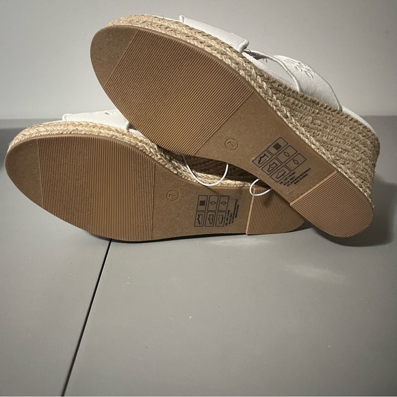 Draper James Emily Women's Wedge Shoes White Size 7 NWT - Picture 12 of 15